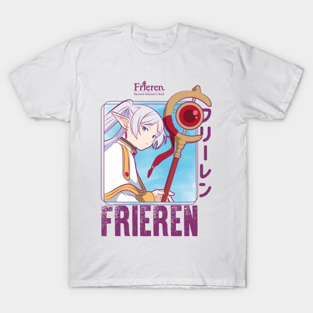 FRIEREN: BEYOND JOURNEYS END FULL COLOR T-Shirt by FunGangStore